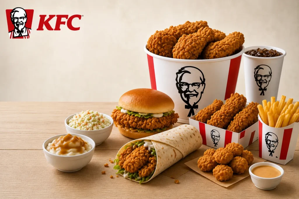 KFC menu and prices 2026