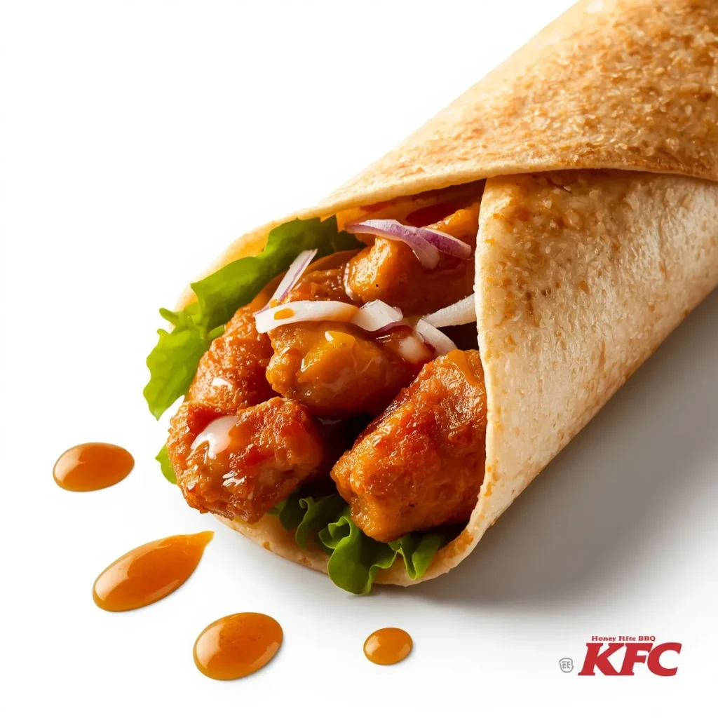 NEW Honey BBQ KFC Wrap