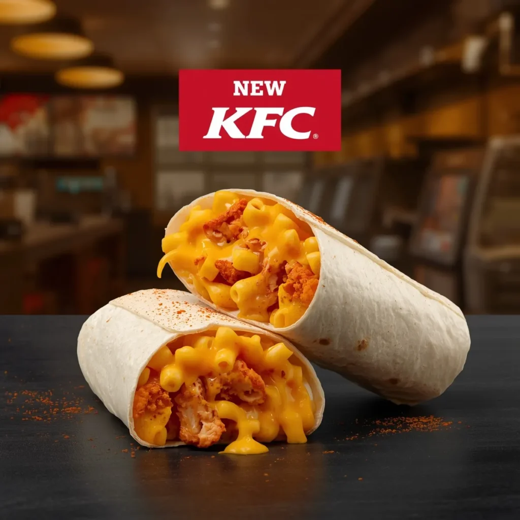 NEW Spicy Mac & Cheese KFC Wrap
