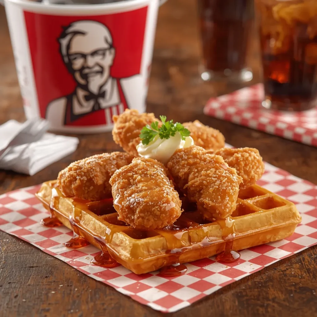4 pc. Tenders & Waffles Combo