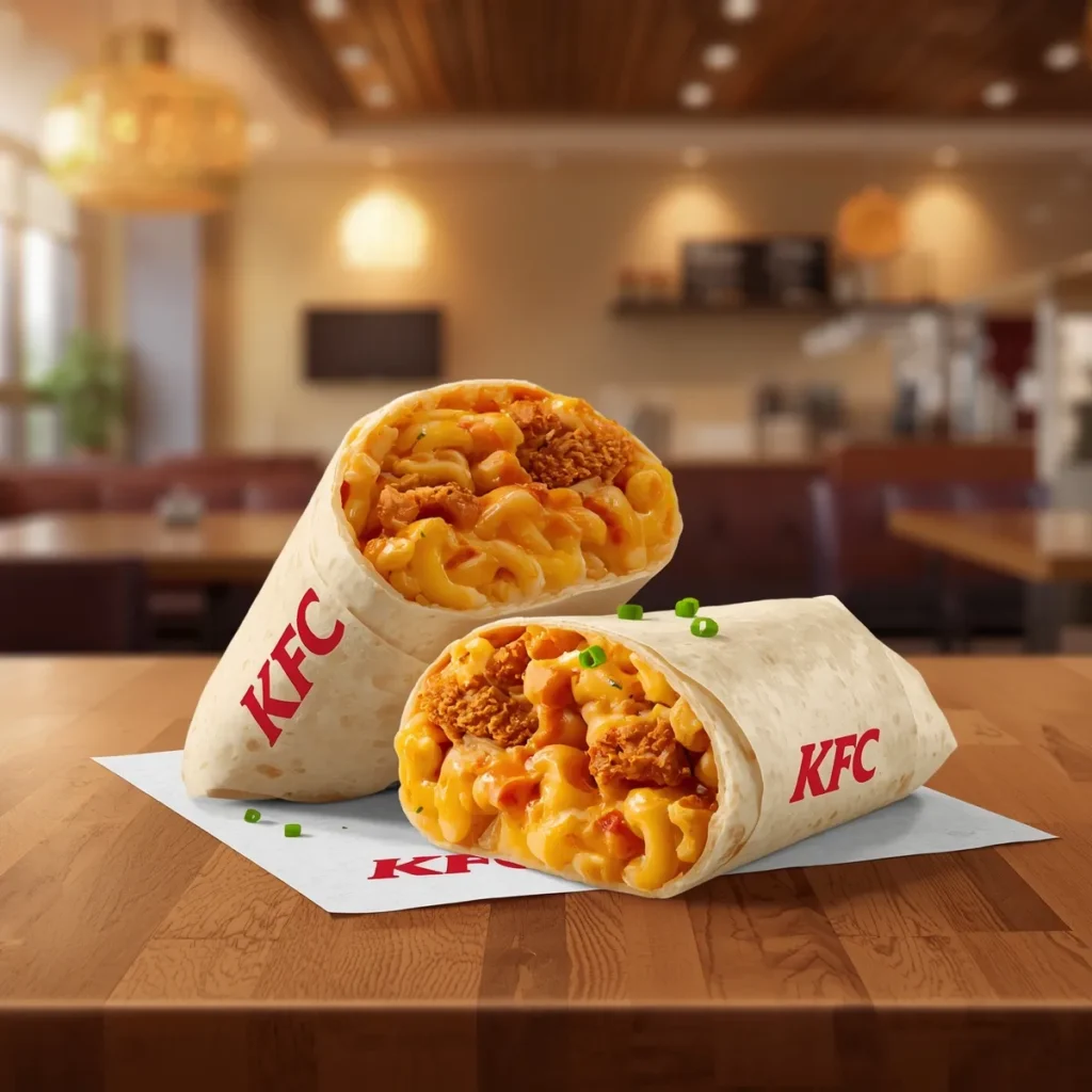 NEW Spicy Mac & Cheese KFC Wrap