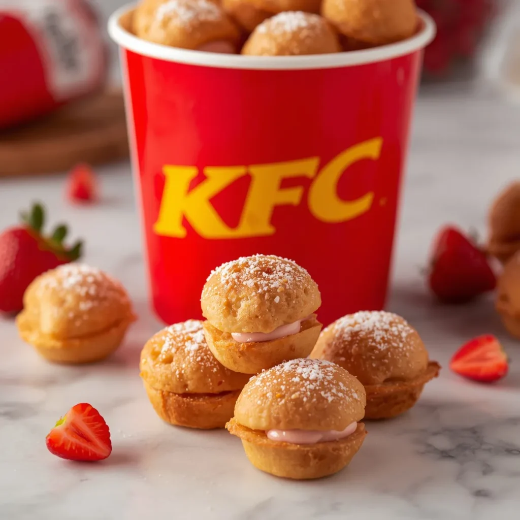 Strawberry Crème Pie Poppers